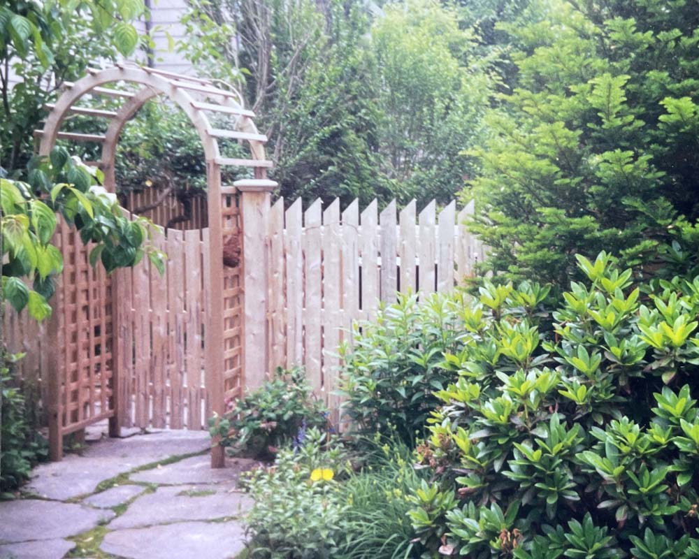 A wood fence in Easthampton by Superior Fence Contractors